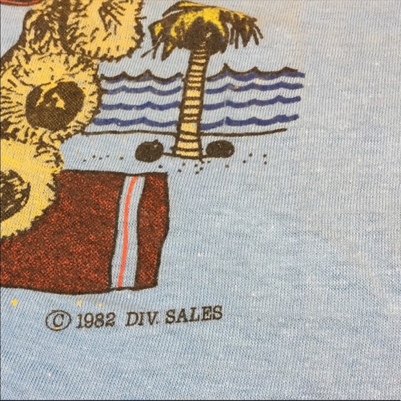 Vintage 80s Scuffy Beach Dog Youth T-shirt - Picture 3 of 8